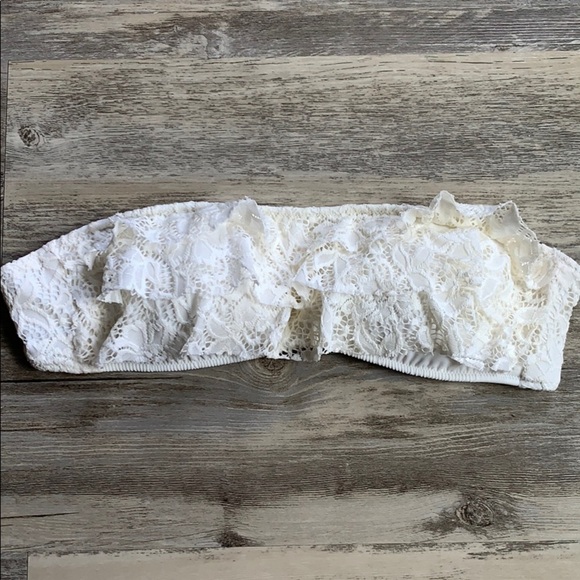 Women's Victoria’s Secret Lace Strapless Bikini Swimsuit Small Large - Picture 3 of 15